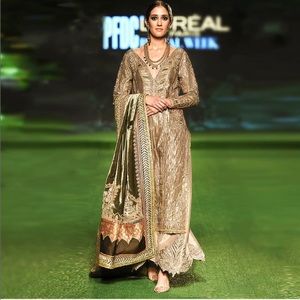 Pakistani Indian designer outfit by MNR
